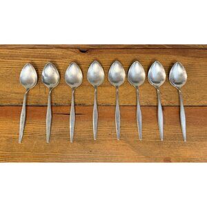 8pc Oneida WINDRIFT Stainless Soup Spoon Tablespoon Premier Burnished Flatware